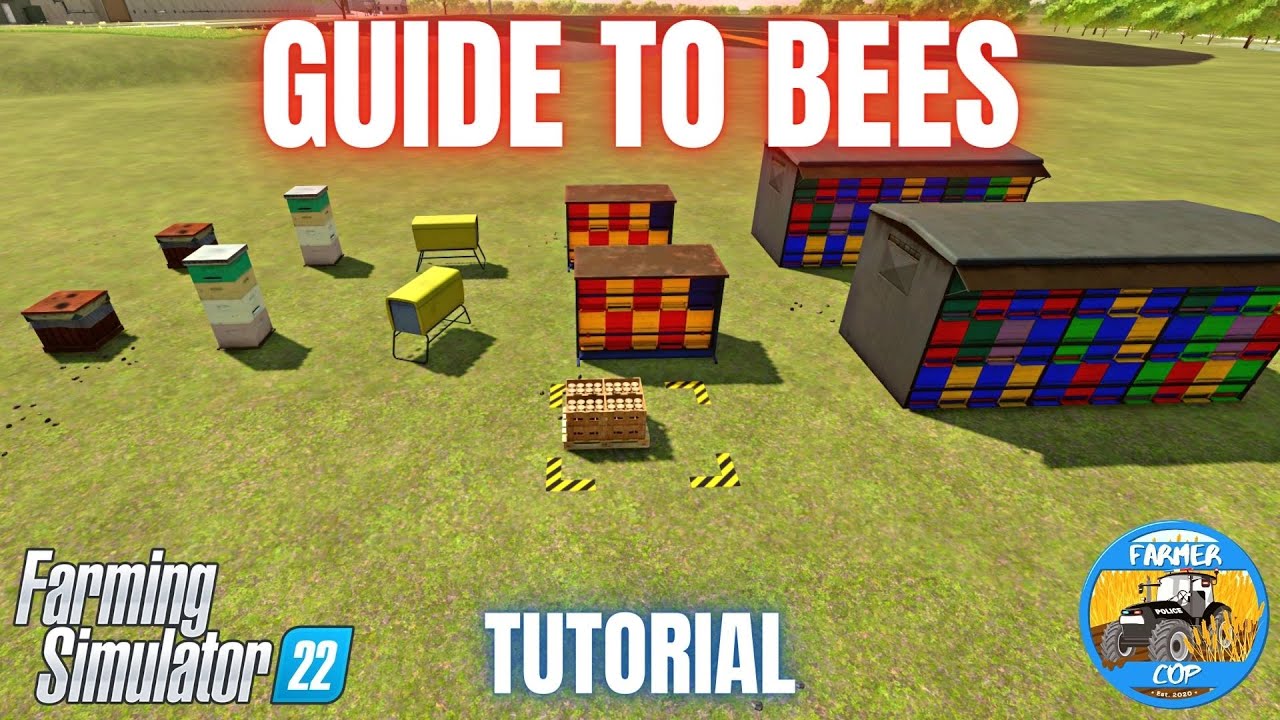 how-do-bees-increase-yield-farming-simulator-22-youtube