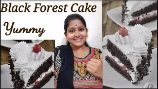 Home made Black Forest Cake Recipe in Tamil | Classic Black Forest Cake | Using OTG