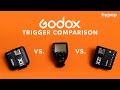 Godox X1T vs. XPro vs. X2T Wireless Flash X Trigger Range Comparison