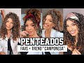 PENTEADOS FAVORITOS para CABELOS CACHEADOS | por Jessica Melo