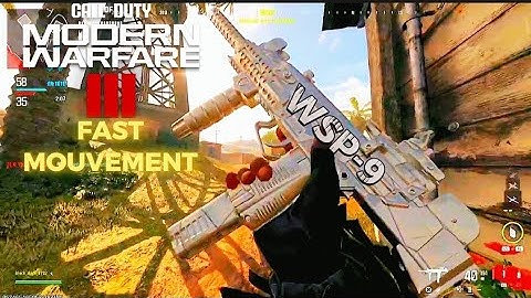 Le mouvement parfait de  WSP-9 sur modern Warfare 3👑 warzonesettings #mw3 #mwiii