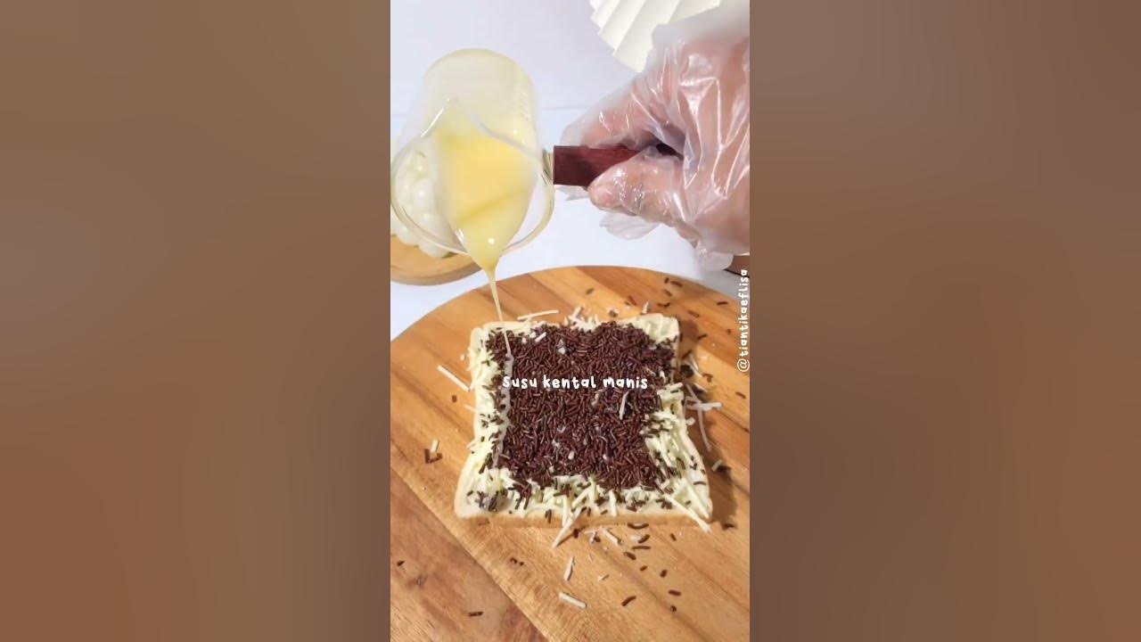 cocok nih bund,buat ide sarapan besok. Roti bakar keju meses