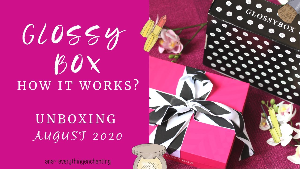 How GLOSSYBOX Works? August 2020 Birthday Edition Unboxing & Review