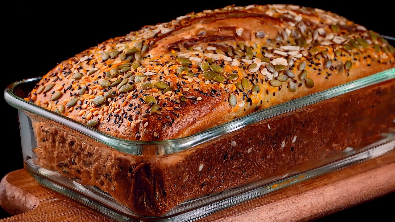 Schnelles und gesundes Linsenbrot in 5 Minuten! KEIN Hefe!