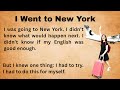 I Go To New York I Went To New York To Learn English My First Big Adventure I Go To New York I Went To New York To Learn English My First Big Adventure