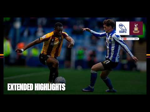 EXTENDED HIGHLIGHTS: Sheffield Wednesday v Bradford City