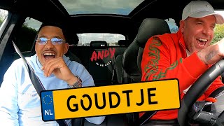 Goudtje  Bij Andy in de auto!