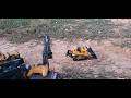Work in Progress: RC Earthmovers Clearing the Site