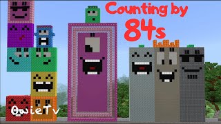 Counting by 84s Song | Minecraft Numberblocks | Skip Counting Songs for Kids