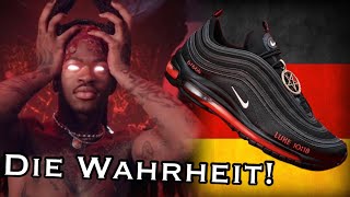 Das dunkle Geheimnis von dem Satan Schuh Nike verklagt ihn