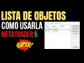 👉 Como usar la lista de objetos Metatrader 5 😎 COMO USAR METATRADER 5