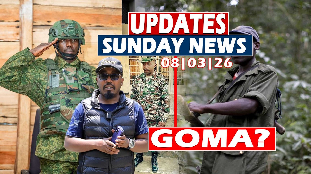SUNDAY NEWS: BOMBE ZIRAVUGA MU NKENGERO ZA GOMA|NYIRAGONGO|| M23 IFITE ABAGAMBANYI BICAYE GOMA?