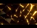 Triangular Geometric Bright Neon Gradient Looped Animation Background | Free Gold Version Footage