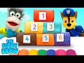 Fizzy &amp; The Paw Patrol&#39;s Construction Rescue Build A Play-Doh Building Blocks Wall!| Videos For Kids