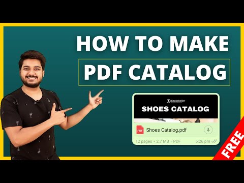 How to make PDF Catalog for FREE | Product Catalog | Brochure | Social Seller Academy