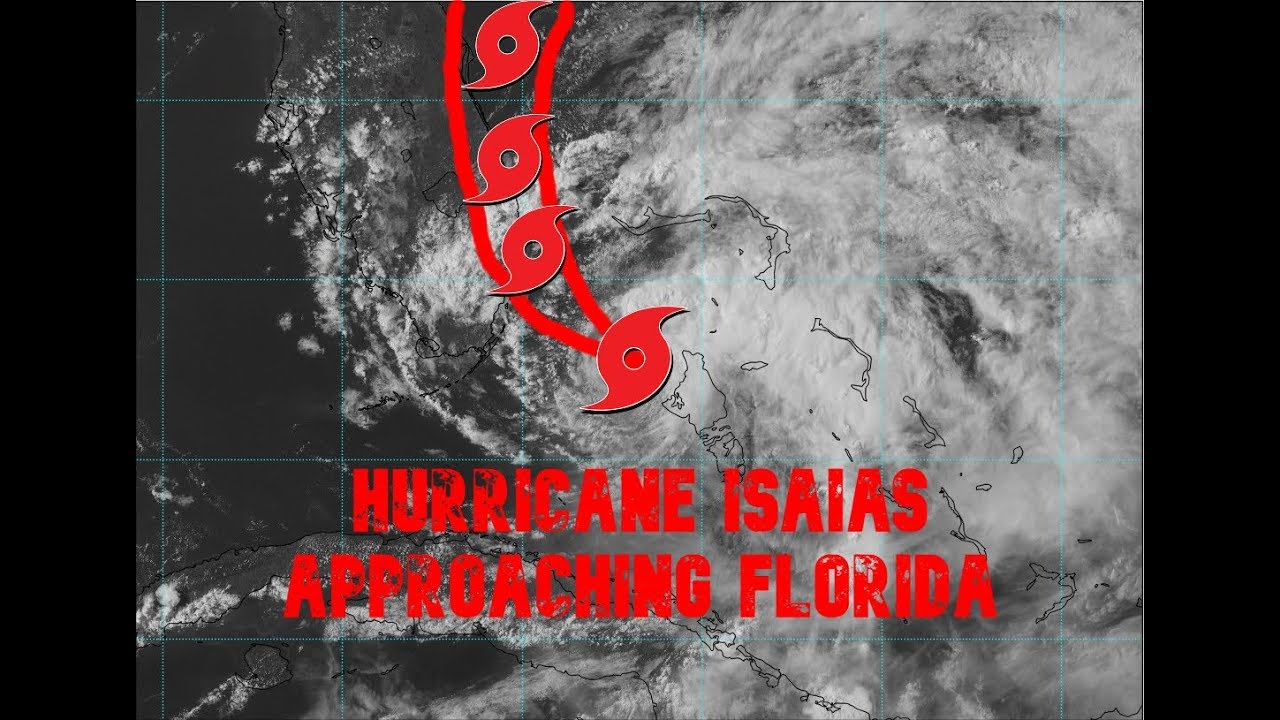 Tropical Storm Isaias Approaching Florida - YouTube