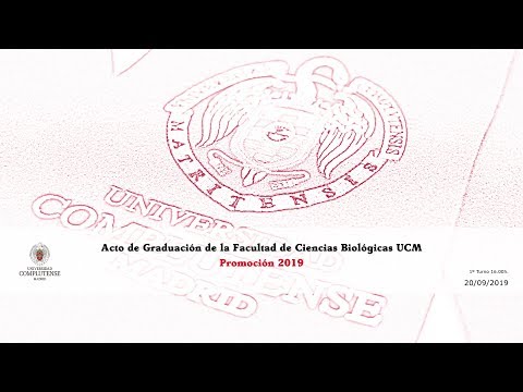 Acto de Graduación Facultad de Ciencias Biológicas. 