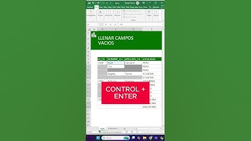 Truco Excel: Rellenar Celdas Vacías Automáticamente