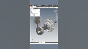 #Engine MKII Assembly Animation Internal Components || #autodesk #inventorshorts || #youtubeshorts