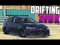 Drifting the EVO X - GTA 5 Drifting (FiveM)