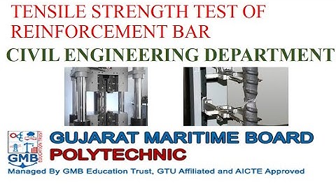 tensile test of reinforcement bar
