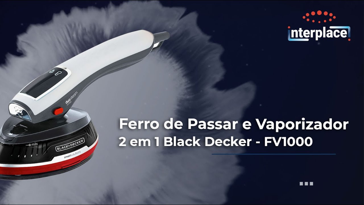 Black+Decker BXIR1000E Ferro da stiro da viaggio