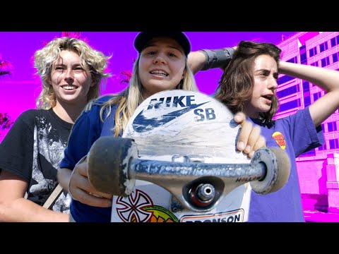 Skate a DIY Ditch w/ Minna, Skylar, Fabi 