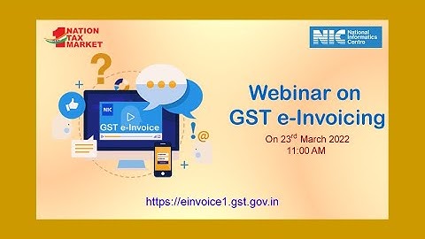 Webinar on e-Invoice