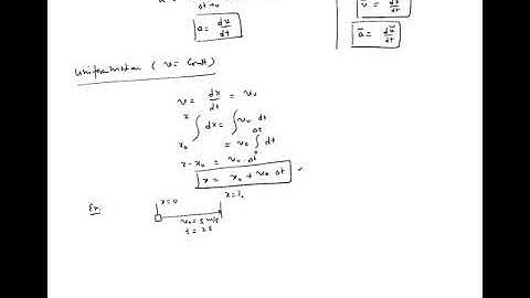 Velocity and Acceleration in Rectilinear Motion