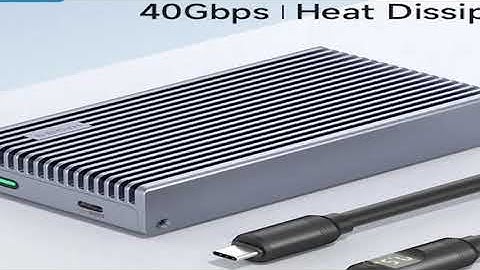 Hagibis 40Gbps USB4 M.2 NVMe SSD Enclosure With LED Display USB4 Cable for Thunderbolt 4/3 USB 3.2/3