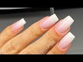 Polygel | Ombré nails | using naio nails acrygel