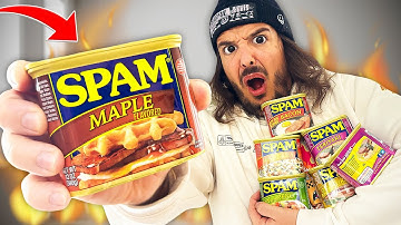 we tried EVERY spam flavour in the world