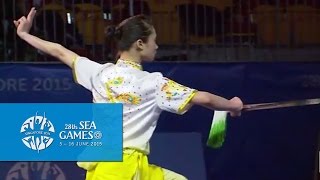 Wushu - Women's Optional Sword (Day 2) | 28th SEA Games Singapore 2015