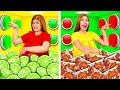 1000 Mystery Buttons Challenge Only 1 Lets You Escape | Funny Kitchen Hacks by TaTaRa Challenge