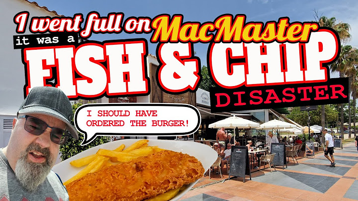 Fish & Chip Fail! I tried to be the MacMaster but it ended up a DISASTER! Torremolinos Food Review