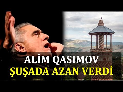 Alim Qasımov Yuxarı Gövhər ağa məscidində azan oxudu