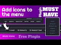 How to add icons to the WordPress menu with this free plugin - 5 icons sets to choose from