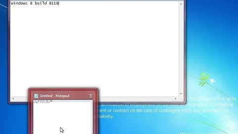Installing Windows 8 build 8118