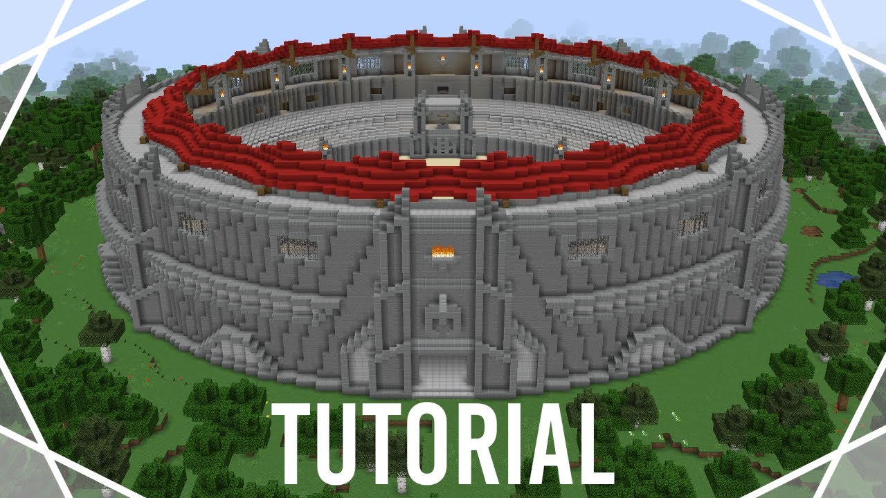 Gladiator Arena Minecraft Tutorial Youtube
