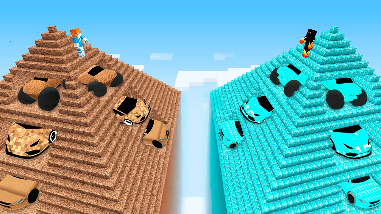 GARAGEM de NOOB vs PRO em UMA PIRÂMIDE DO DESERTO