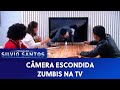Zumbis na TV - Zombies Jumping Out of TV Prank | Câmeras Escondidas (05/06/22)