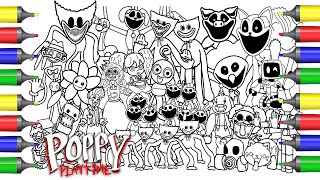 🌈 Poppy Playtime Chapter 3 Coloring Pages /ALL BOSSES AND MONSTERS FROM ALL CHAPTERS / 🎼NCS