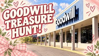 Goodwill Treasure Hunt! Shop With Me for Unique Vintage Finds