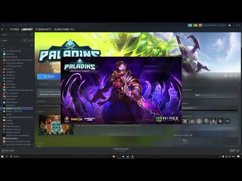 How to back old account paladins, and login screen on steam 2021