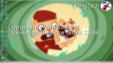 Upgrading Windows ME Developer Release (Build 2348)
