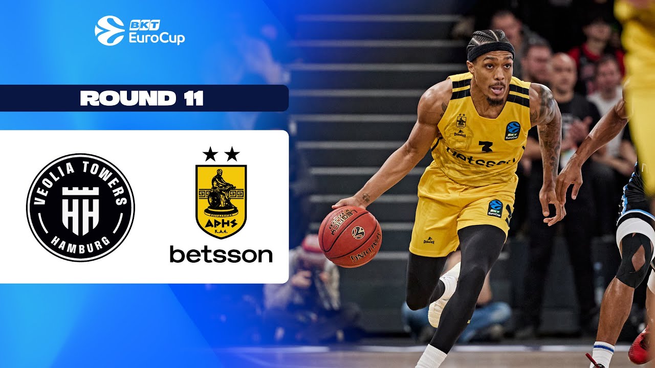 Veolia Towers Hamburg – Aris Thessaloniki Betsson | Round 11 | EuroCup Basketball 2025-26