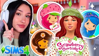 making Strawberry Shortcake & Friends in the sims 4