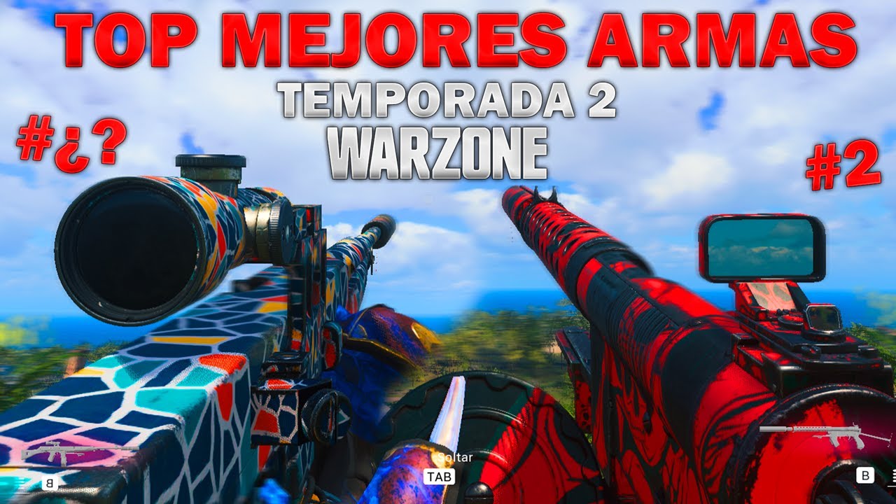 Las 6 MEJORES ARMAS DESPUÉS del la ACTUALIZACION de la TEMPORADA 2 ...