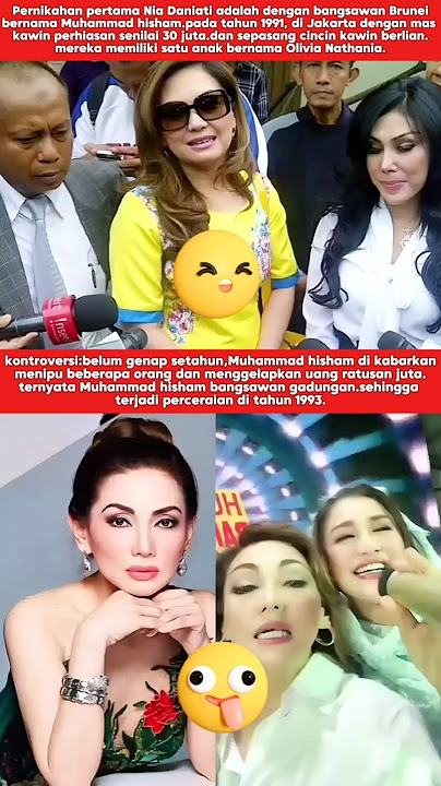 Pernikahan Nia Daniati dan muhamad hisham,dulu sekarang#shorts#dulusekarang#pernikahan