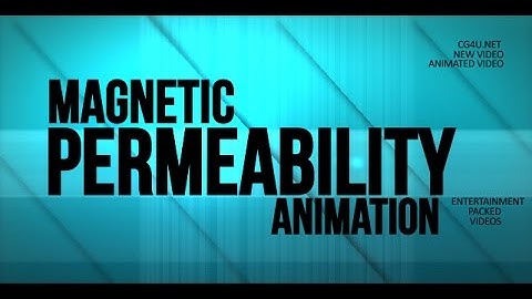 Magnetic permeability Animation
